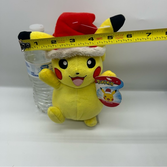 Pokemon Pikachu Holiday Plush 10" with tags used 2019 WCT WICKED COOL TAG - Picture 4 of 14